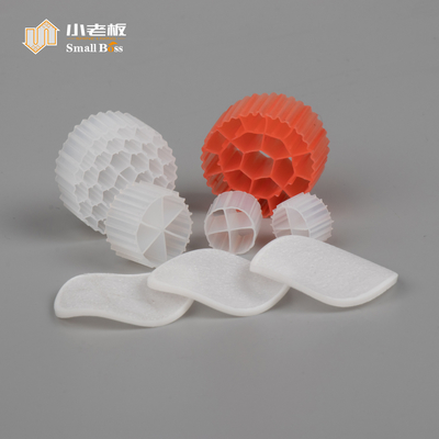 ซื้อ PE38 วัสดุพลาสติก PE การตรวจสอบของ FDA 800m2/m3 mbbr เครื่องบรรทุกบิโอฟิลเตอร์ online manufacture