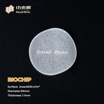 ซื้อ White Color Mbbr Filter Media with Virgin HDPE Material Ras Biochip online manufacture
