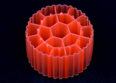ซื้อ พลาสติกสีแดง / เหลือง MBBR Biomedia K1 500 m2/m3 พื้นที่ผิวด้วยสีขาว online manufacture