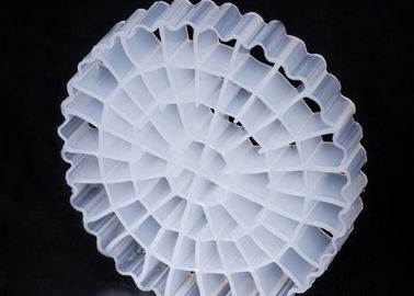 ซื้อ วินเจิร์น HDPE วัสดุ MBBR Bio Media K5 สีขาว ขนาด 25 * 4 มม สําหรับอุปกรณ์ IFAS online manufacture