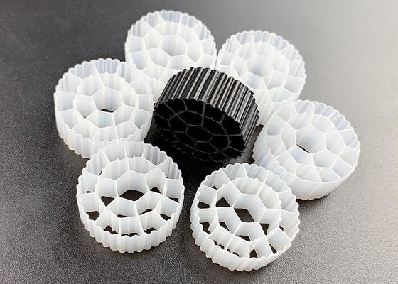 ซื้อ ขนย้ายเตียง Biofilm Reactors Virgin Hdpe วัสดุ MBBR สื่อ Biocell online manufacture