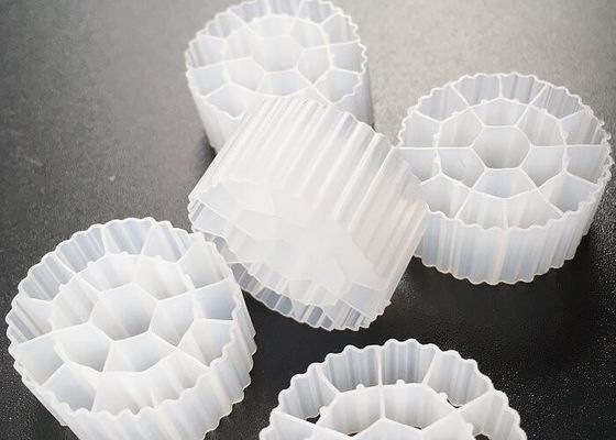 ซื้อ พลาสติก MBBR Biomedia HDPE K3 Aquaponics Filter Media 500 m2/m3 fda วัสดุที่ปลอดภัย Biopipe ลูกชีวอน online manufacture