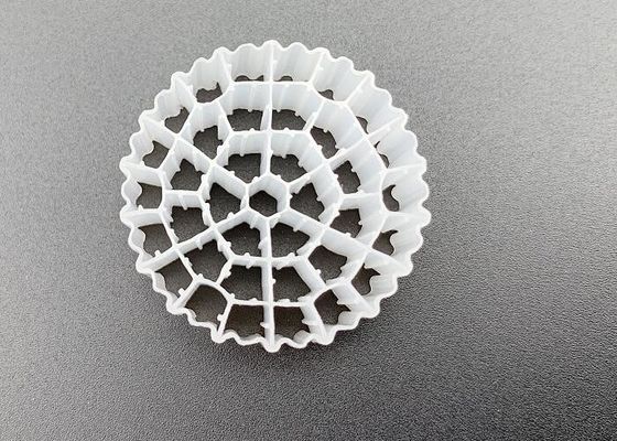 ซื้อ 25*10MM Virgin HDPE สีขาว สื่อกรอง MBBR online manufacture