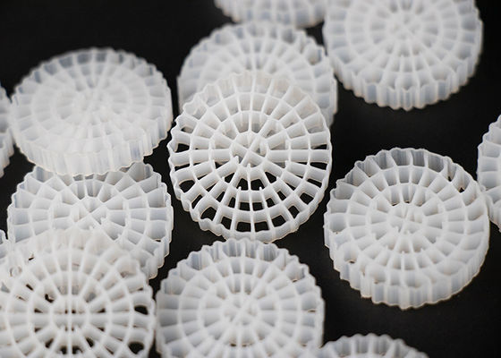 ซื้อ สีขาว MBBR Bio Media Virgin HDPE Material K5 สําหรับการบําบัดน้ําเสีย online manufacture