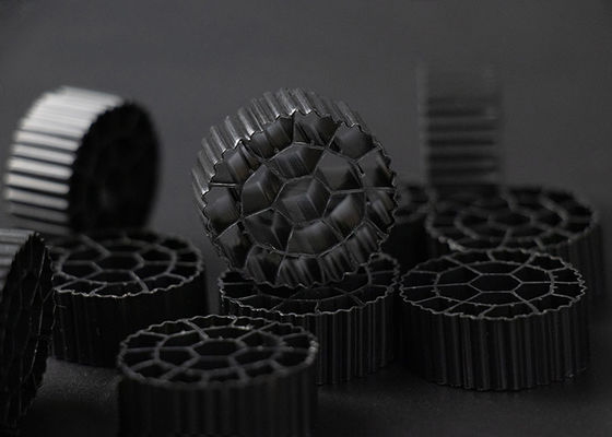 ซื้อ ขนาด 25mm X 10mm สารพัดพลาสติกสื่อเพศหญิง HDPE วัสดุ MBBR Bioballs online manufacture