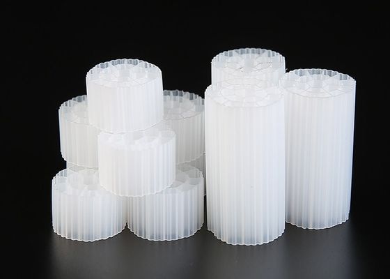 ซื้อ ขนาด 35mm X 18mm วินเจิร์น HDPE วัสดุ MBBR Bio Media PE07 สําหรับสระน้ํา online manufacture