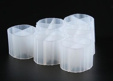 อุปกรณ์ระบายอากาศ 12*9MM Mbbr การบําบัดน้ํา เทคโนโลยี IFAS การเติบโตไวของ Biofilm