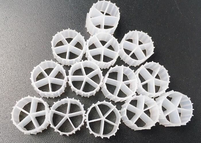 MBBR Ball Shock Plastic Filter Media BOD / COD และการกําจัดไนโตรเจน