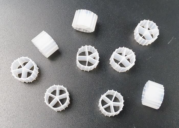 MBBR Ball Shock Plastic Filter Media BOD / COD และการกําจัดไนโตรเจน