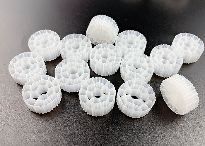 Mbbr Hdpe Biological Filter Media Energy Bed Filter บิโอเซลล์
