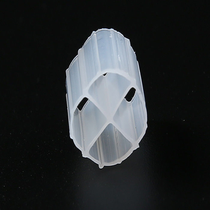 สื่อกรอง MBBR ขนาด 12*9 มิลลิเมตร ด้วยสีธรรมชาติ และวัสดุ HDPE ที่ลอย