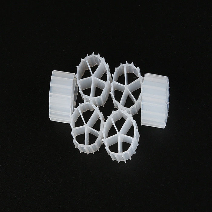 สื่อกรอง PE MBBR ที่ทําความสะอาดตัวเอง 10mm X 7mm ด้วยอายุการใช้งานยาว