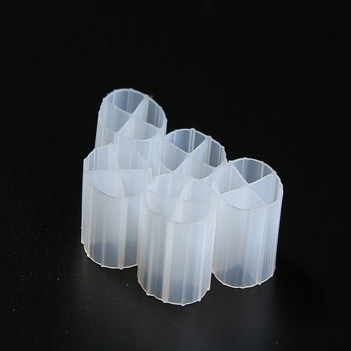 สื่อกรองลอยสีขาว วินเจอร์ HDPE วัสดุ PE01 12mm X 9mm