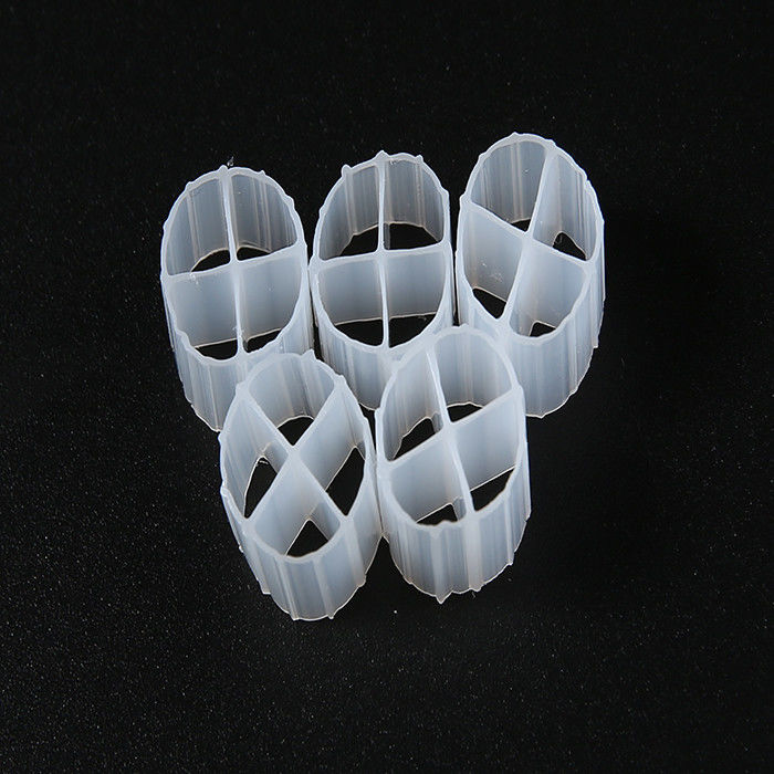 สื่อกรองลอยสีขาว วินเจอร์ HDPE วัสดุ PE01 12mm X 9mm