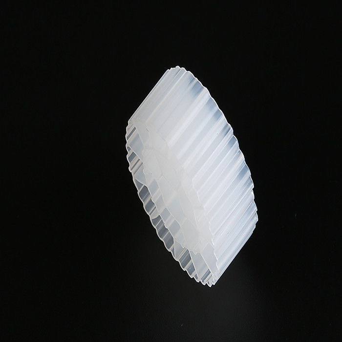 K3 สีขาว วัสดุ HDPE MBBR สื่อกรอง การบําบัดน้ํา Bio Cel สําหรับสระ
