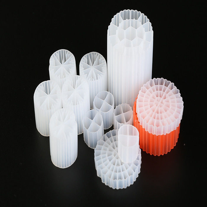 MBBR Biocell Filter Media 35mm X 18mm การทํางานง่าย การบํารุงรักษา