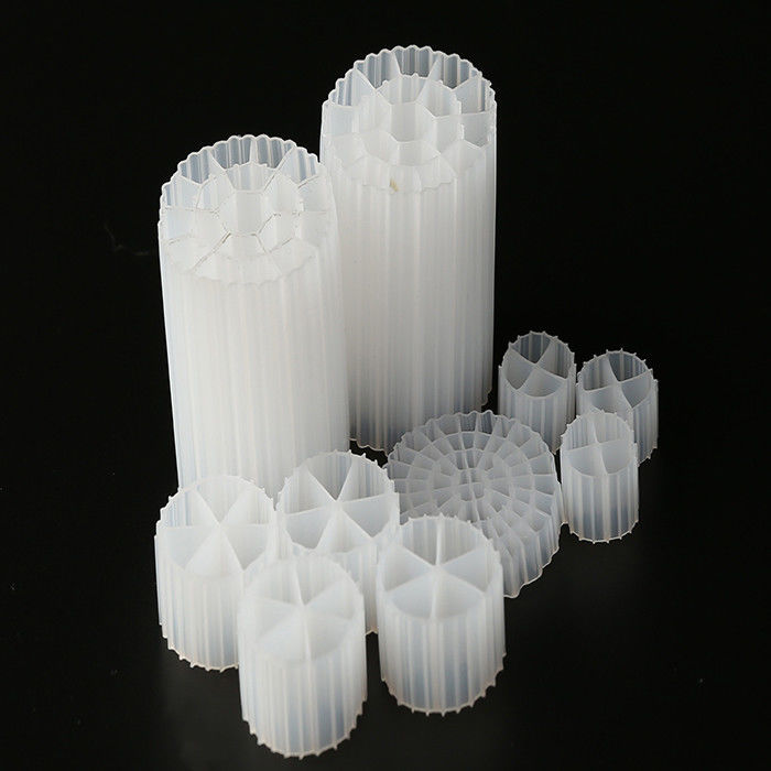 ขนาด 35 มม x 18 มม สีขาว Biocell Filter Media K3 สื่อ Aquarium อายุการใช้งานยาว