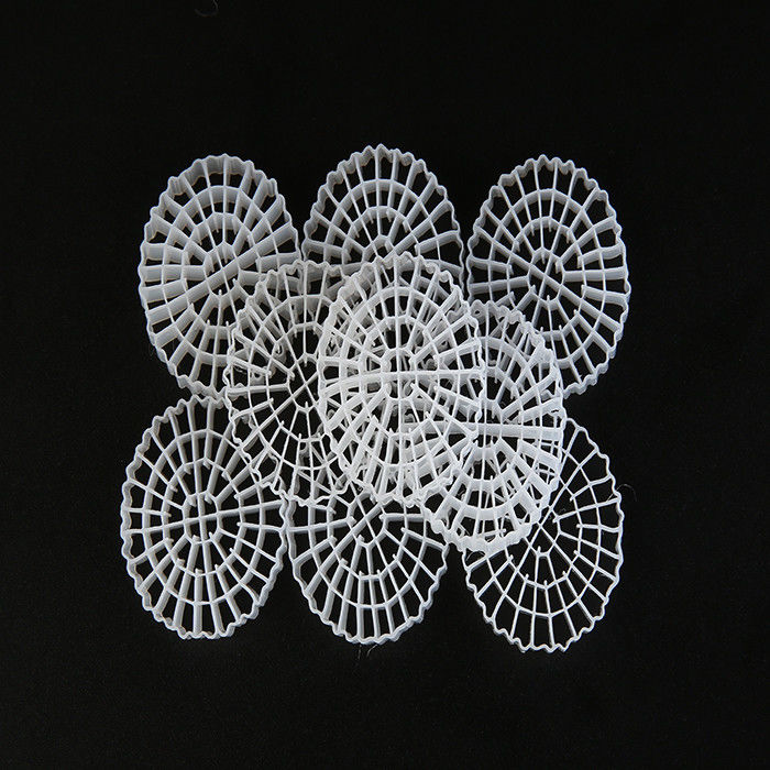 การบําบัดน้ําเสีย สื่อกรองพลอย 64 หลุม K5 สื่อชีวภาพที่มีวัสดุ HDPE เพศหญิง