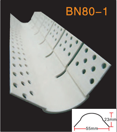 เม็ดมีดเข้ามุมไวนิล PVC สีขาว BN80 ไร้สารตะกั่ว ทนต่อแรงกระแทกสูง