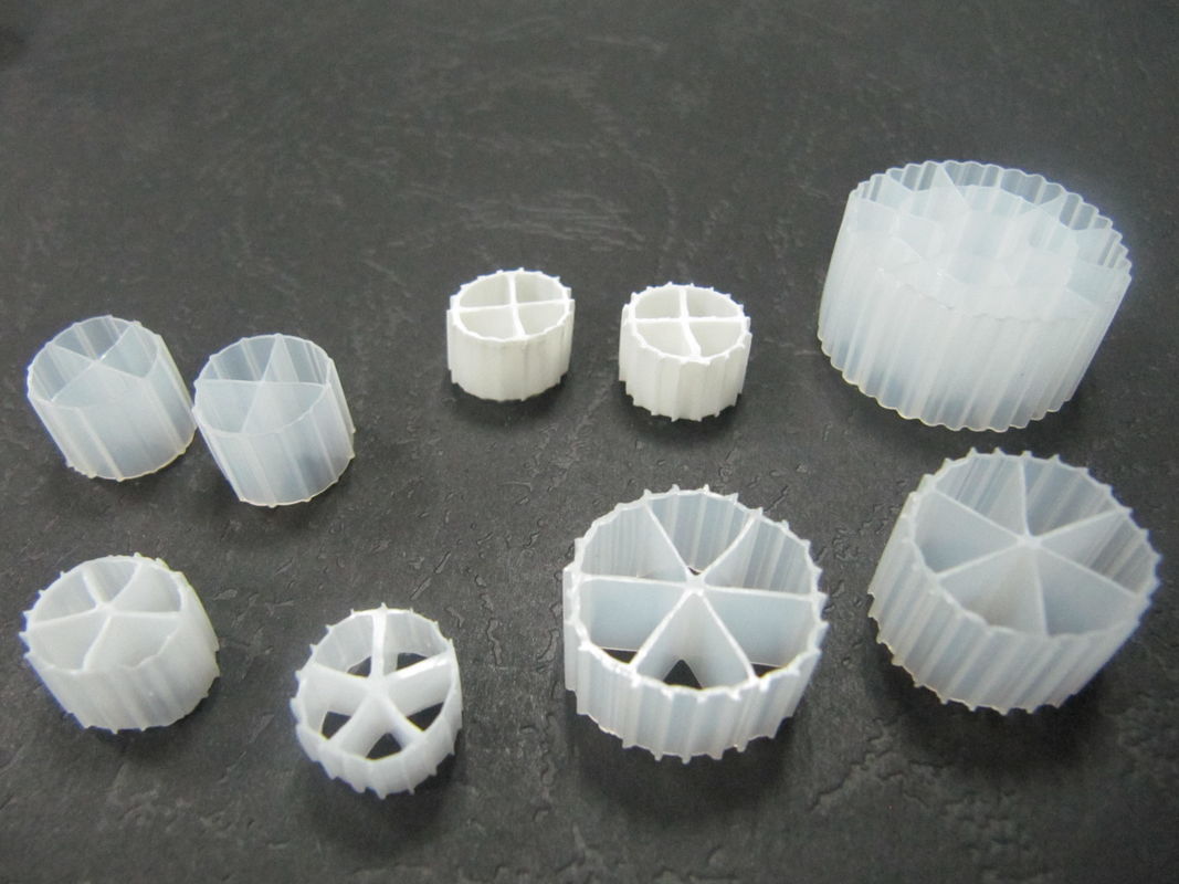 วินเจิร์น HDPE วัสดุ สีขาว MBBR Filter Bio Medias สําหรับการบําบัดน้ํา