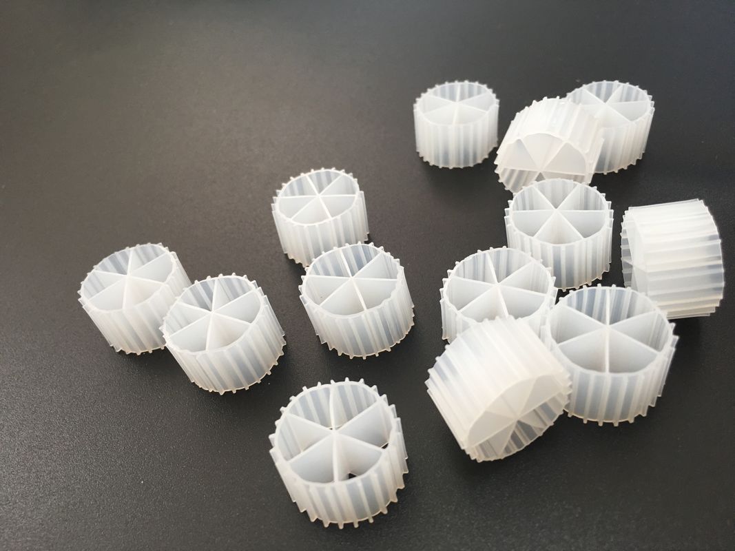 KLB04 MBBR Bio Media / Hdpe Filter Media สีขาว อายุการใช้งาน 20 ปี