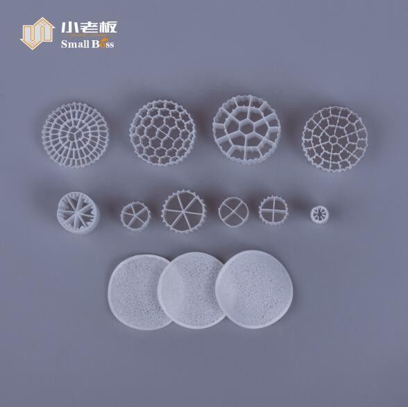 107kgs/cbm Mbbr Biofilter Media Membrane Biofilm Reactor สําหรับสื่อชีววิทยา