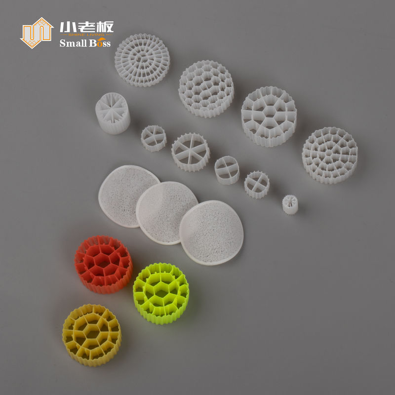 Mbbr Aquarium K1 K3 K5 Kaldnes Pond บิโอมีเดียฟิลเตอร์สําหรับการบําบัดน้ําเสีย / ขยะ