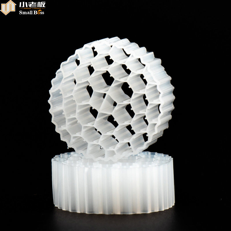 Mbbr Aquarium K1 K3 K5 Kaldnes Pond บิโอมีเดียฟิลเตอร์สําหรับการบําบัดน้ําเสีย / ขยะ