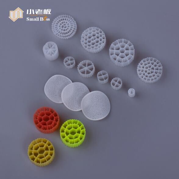 25*10mm FDA 800M2/M3 BIOCELL บิโอทูบ พลอยพกพา mbbr ฟิลเตอร์