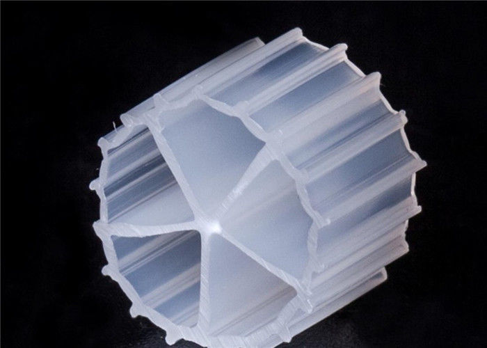 เครื่องบรรจุหนังชีวภาพ 10mmX7 mm k1 kaldnes สื่อกรองสําหรับฟาร์มปลา