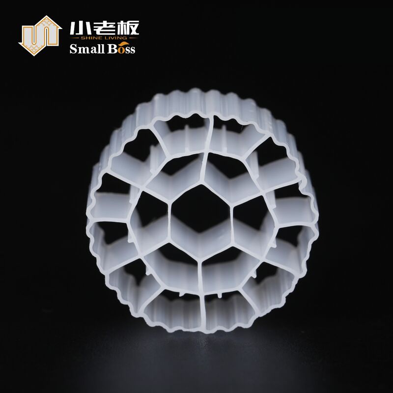 เครื่องปฏิกิริยาบิโอฟิล์ม สระปลา MBBR สื่อกรอง 100% วัตถุดิบ HDPE