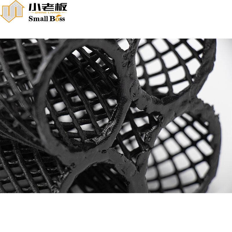 สื่อกรองที่มีโครงสร้าง อีโคอควารีਅਮ สวนที่มีโครงสร้าง สระ Koi MBBR สื่อลอย บิโอบล็อก D50mm