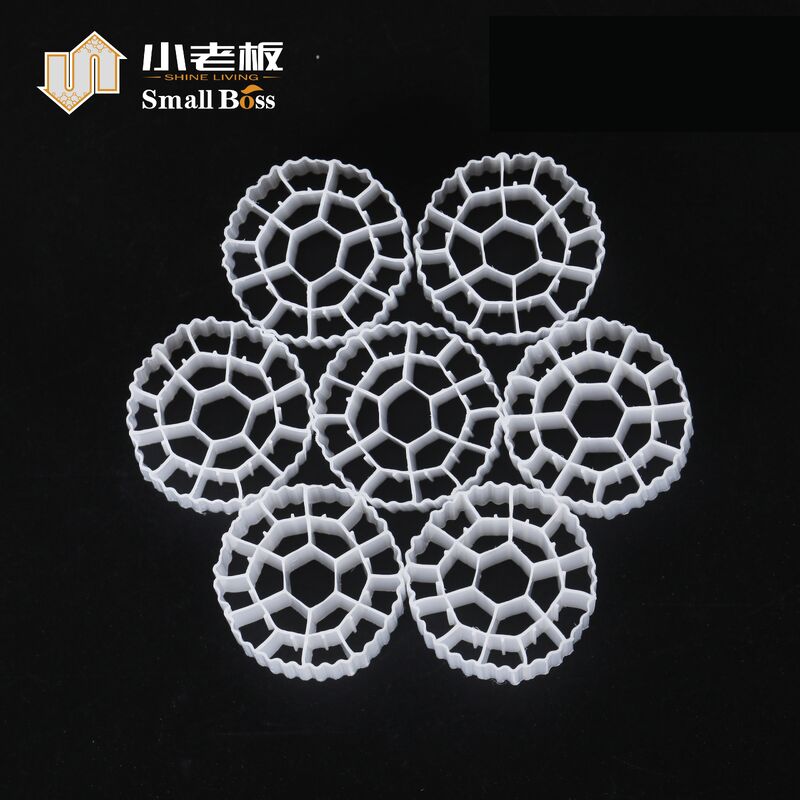 สื่อกรอง MBBR ขาว K3 HDPE RAS สื่อลอย