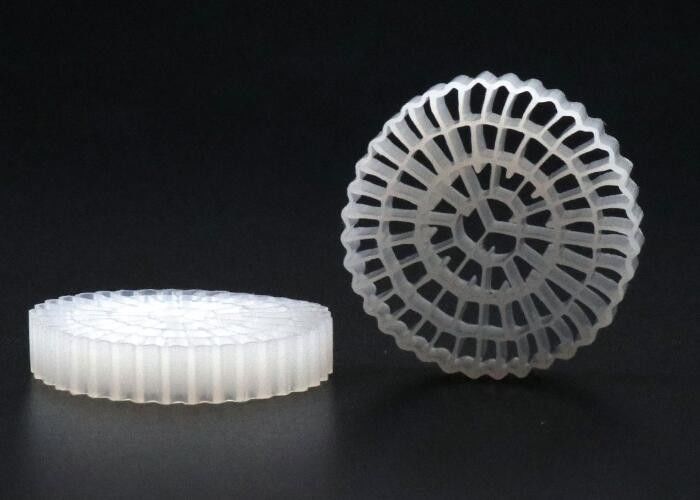 สื่อกรอง HDPE พลอยเคลื่อนที่สําหรับโรงงานบําบัดน้ํา