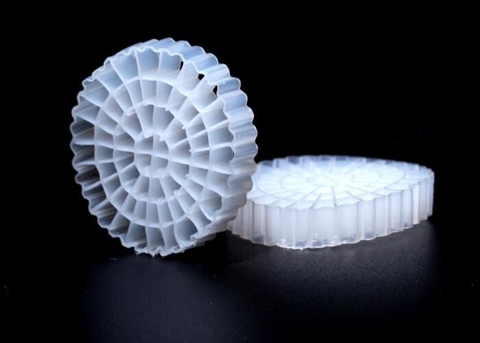 วินเจอร์น HDPE วัสดุ K5 MBBR สื่อกรองที่มีพื้นผิวที่ดีและสีขาว