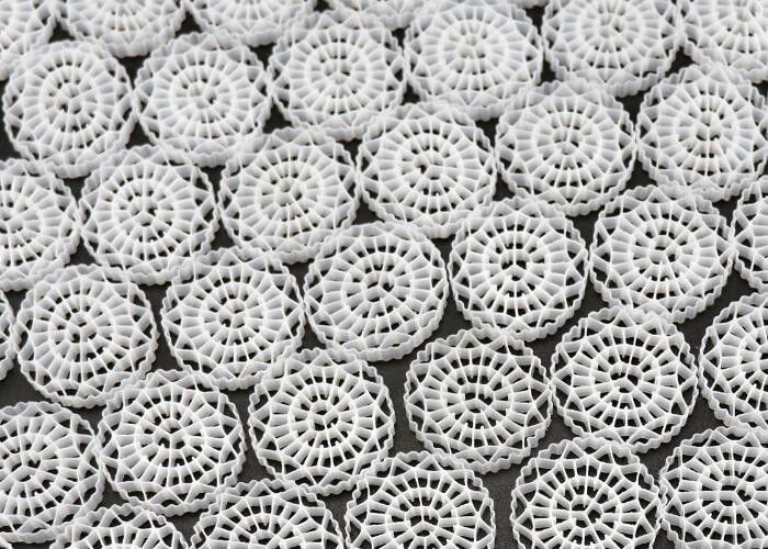 สระน้ํา บีโอบอล สื่อกรอง K1 & K3 Biomedia Mbbr พื้นที่พื้นที่ใหญ่