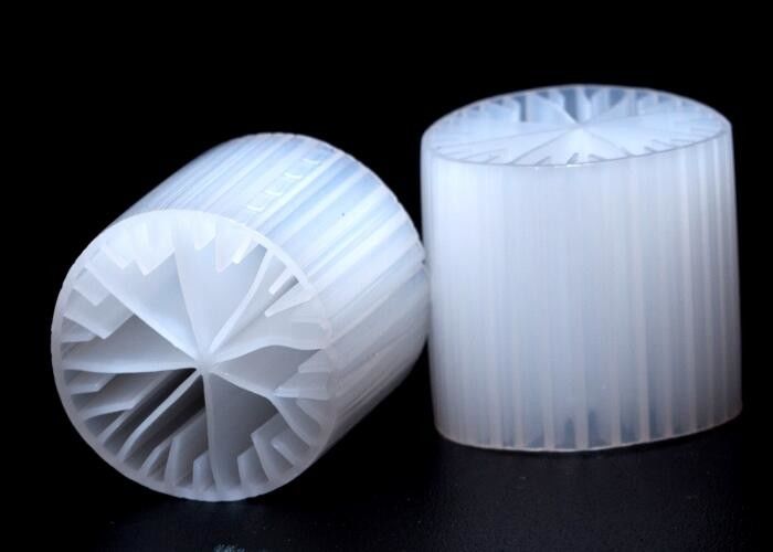 วินเจิร์น HDPE วัสดุ MBBR บิโอไพป์ สื่อกรองสําหรับถังแอเนอโรบิค ขนาด 15 * 15 มม