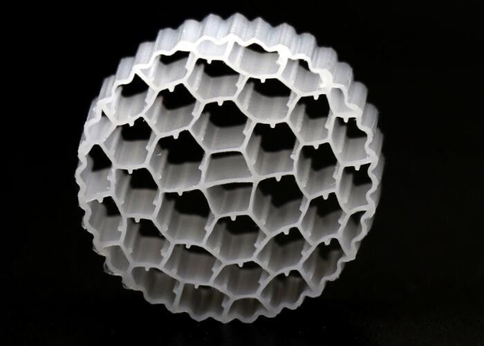 สื่อกรองบอล BIO พลอย MBBR 16mm X 10mm วัสดุ HDPE Virgin Hydrophilic