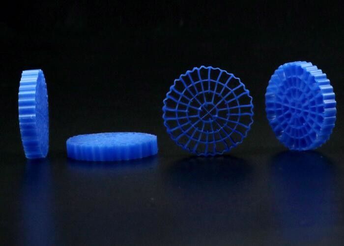 วินเจิร์น HDPE วัสดุ MBBR Bio Media K5 สีขาว ขนาด 25 * 4 มม สําหรับอุปกรณ์ IFAS