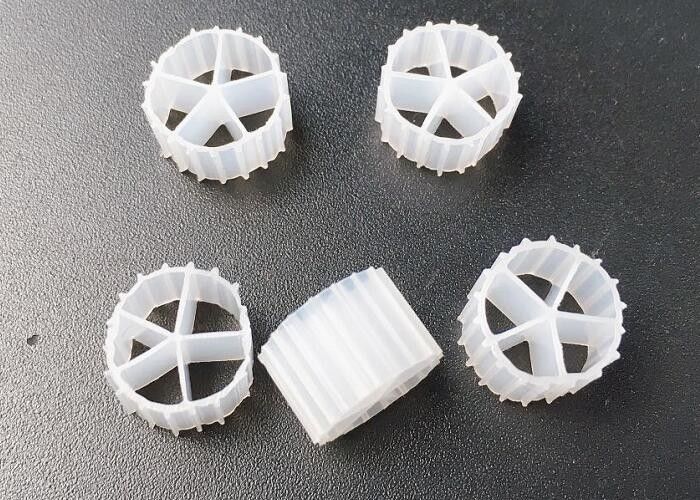 10*7mm MBBR Biocarrier FAB Media Biocell Media สําหรับกระบวนการบําบัดน้ํา A / O