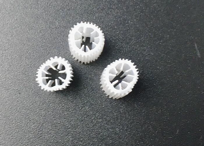 ถังแอโรบิค K3 Bio Media MBBR Media เตียงเคลื่อนย้าย Biological Filter 5*10mm สีขาว