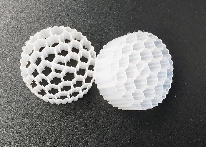 พลาสติก Bio MBBR การบําบัดน้ํา FAB / กระแทกกรองบรรจุสื่อลอย 25 * 12 มม