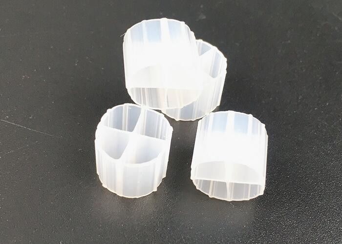 สื่อกรองลอยสีขาว วินเจอร์ HDPE วัสดุ PE01 12mm X 9mm