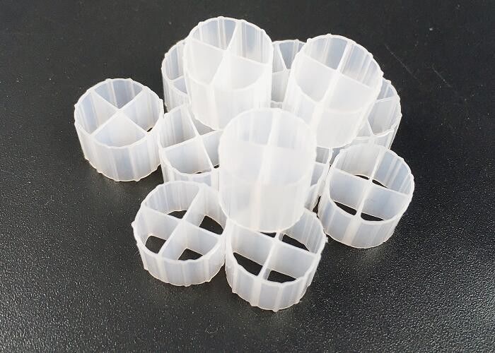 สื่อกรอง HDPE K1 สีขาวที่เป็นมิตรต่อสิ่งแวดล้อม