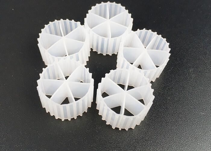 บิโอชิป สระปลา MBBR K1 สื่อกรอง 20 ปี อายุยาว 25mm X 12mm