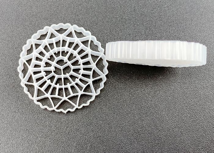 Kaldnes K5 HDPE 1600m2/M3 พื้นที่ขนาดใหญ่ Biopipe MBBR สื่อกรองลอย