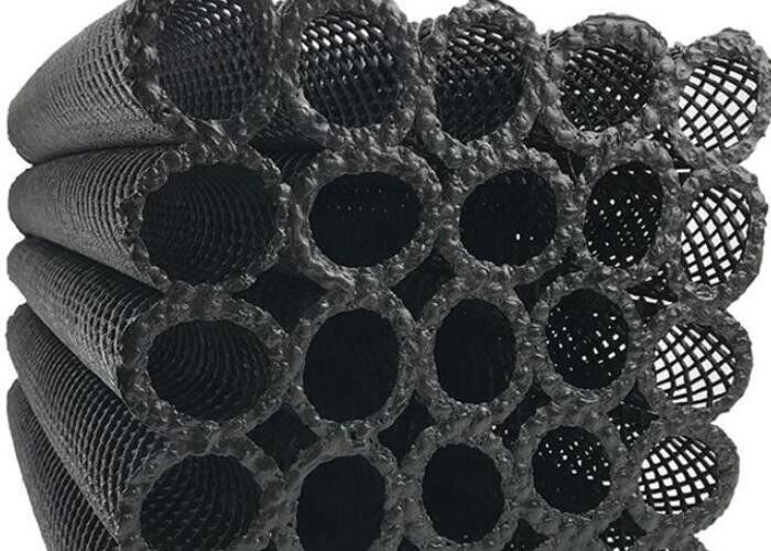 สารสื่อท่อพลาสติก Hdpe บิโอบล็อก สําหรับการบําบัดน้ํา สีดํา ร้อน สําหรับปลูกปลา