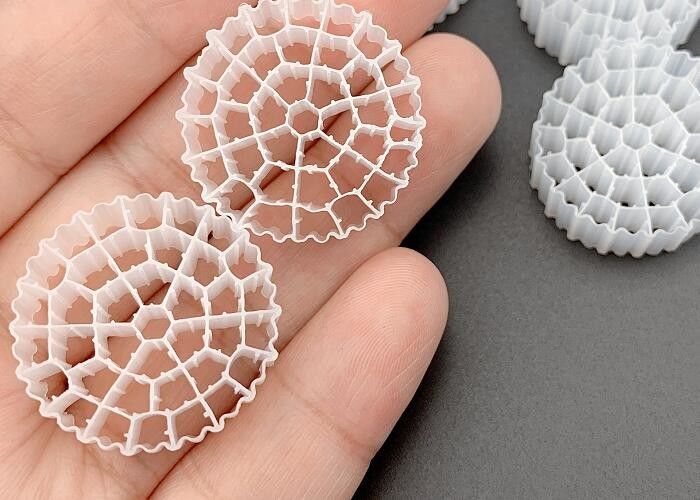 MBBR Bioball การบําบัดน้ําเสีย สื่อกรองพลาสติก 25*10MM