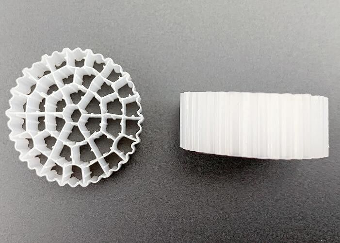สีขาว HDPE K1 สื่อกรอง PE37 สําหรับการปรับปรุงคุณภาพน้ํา