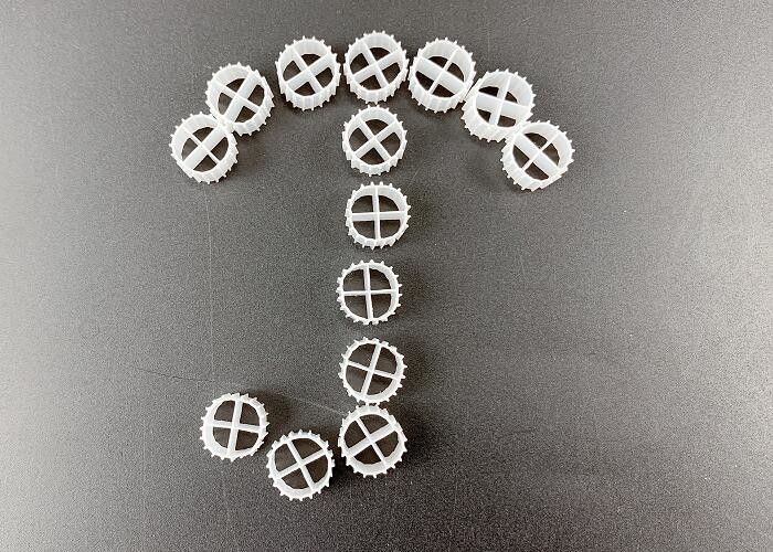 11*7mm MBBR บีโอบอลล์ สื่อกรอง พื้นที่พื้นที่ใหญ่